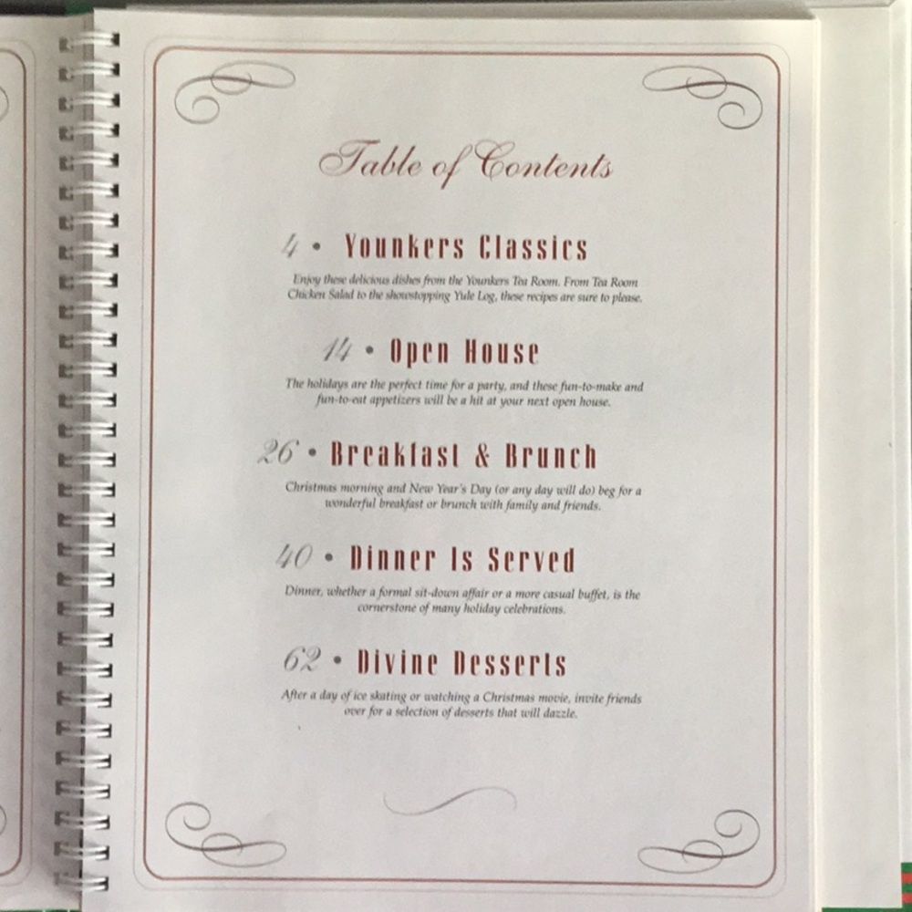 Holiday Celebrations Book with Recipes from - Green Cover - Picture 3 of 5